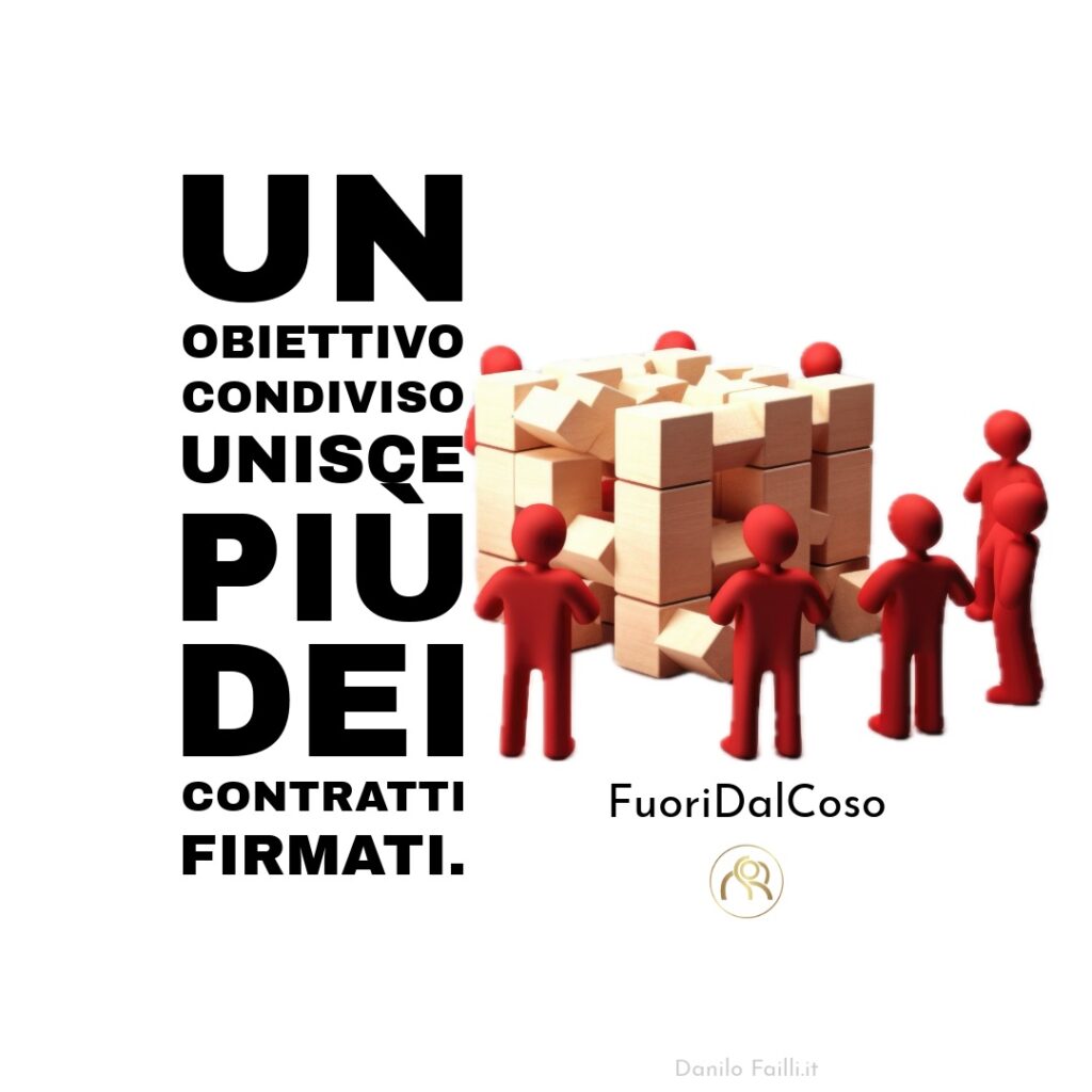 Un obiettivo condiviso unisce più dei contratti firmati. 8 senza titolo 1