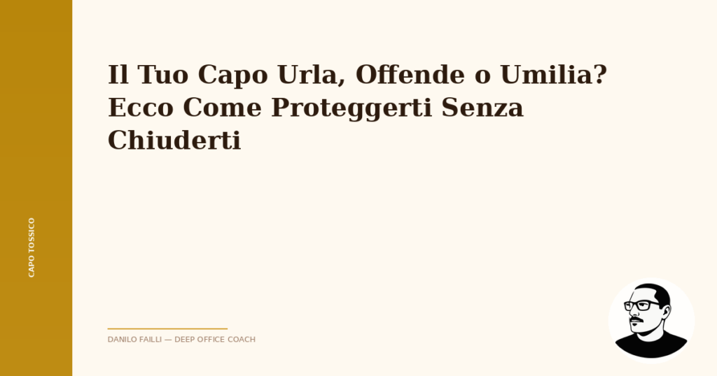 capo urla offende