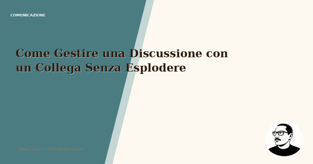 Come Gestire una Discussione con un Collega Senza Esplodere 2 gestire discussione collega